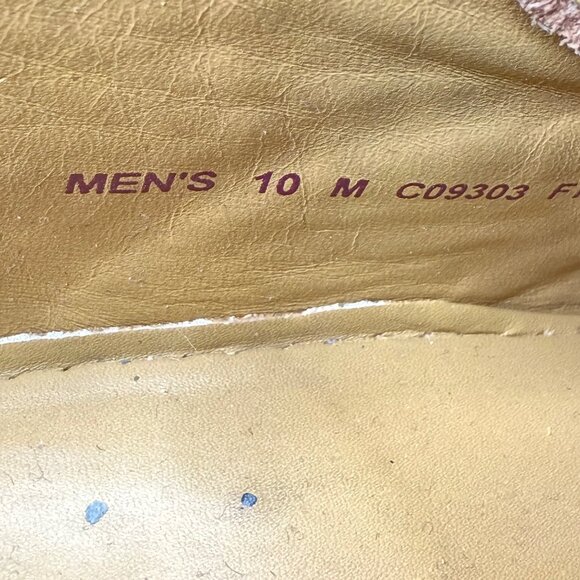 Cole Haan Mens Size 10M Tan Giraldo Wingtip Leather Oxford Shoes Brogue Detail - Picture 6 of 10